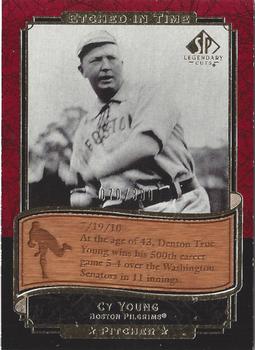 2003 SP Legendary Cuts - Etched in Time 300 #ET-CY Cy Young Front
