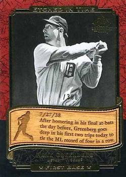 2003 SP Legendary Cuts - Etched in Time 300 #ET-HG Hank Greenberg Front