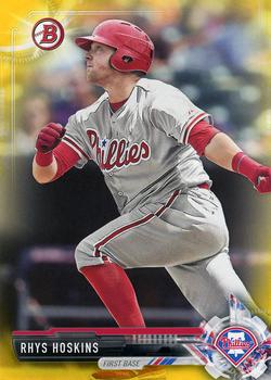 2017 Bowman - Prospects Yellow #BP117 Rhys Hoskins Front