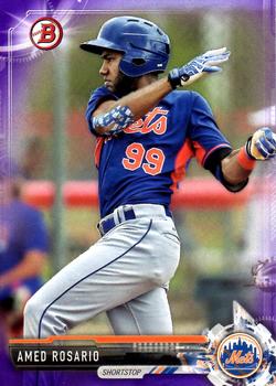 2017 Bowman - Prospects Purple #BP76 Amed Rosario Front