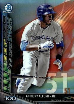 2017 Bowman - Bowman Scouts' Top 100 #BTP-51 Anthony Alford Front