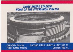 1988 Fleer Classic Miniatures - Logo Stickers (Stripes) #NNO Pittsburgh Pirates Back