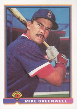 1991 Bowman #116 Mike Greenwell Front