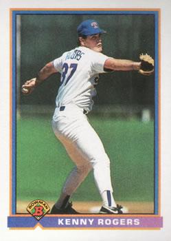 1991 Bowman #290 Kenny Rogers Front