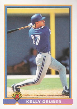 1991 Bowman #18 Kelly Gruber Front