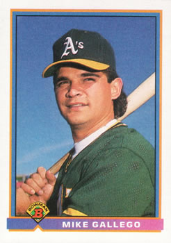 1991 Bowman #219 Mike Gallego Front