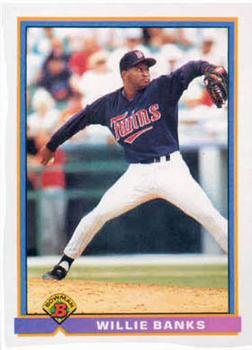 1991 Bowman #341 Willie Banks Front