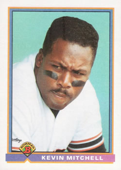 1991 Bowman #636 Kevin Mitchell Front