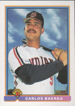 1991 Bowman #69 Carlos Baerga Front