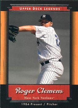 2001 Upper Deck Legends #44 Roger Clemens Front
