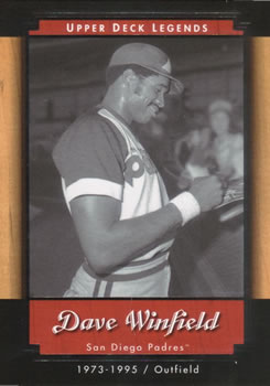 2001 Upper Deck Legends #78 Dave Winfield Front
