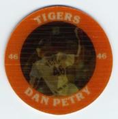 1987 7-Eleven Super Star Sports Coins: Detroit Region #IX HS Dan Petry Front