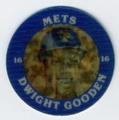 1987 7-Eleven Super Star Sports Coins: East Region #VII CM Dwight Gooden Front