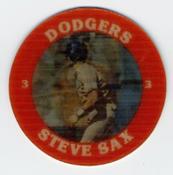 1987 7-Eleven Super Star Sports Coins: West Region #X AH Steve Sax Front