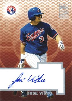 2003 Topps - Autographs #TA-JV Jose Vidro Front