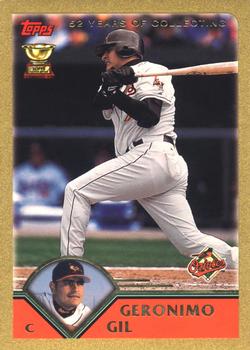 2003 Topps - Gold #131 Geronimo Gil Front