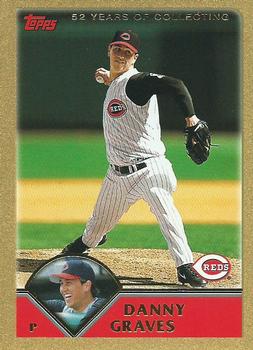 2003 Topps - Gold #215 Danny Graves Front