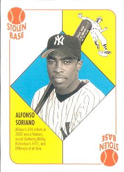 2003 Topps - Red Backs #NNO Alfonso Soriano Front