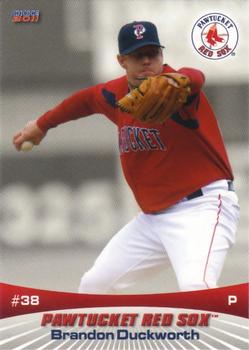 2011 Choice Pawtucket Red Sox #08 Brandon Duckworth Front