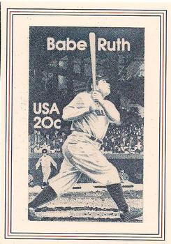 1989 U.S. Postal Service Baseball Legends #NNO Babe Ruth Front