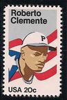 1989 U.S. Postal Service Baseball Legends - Stamps #NNO Roberto Clemente Front