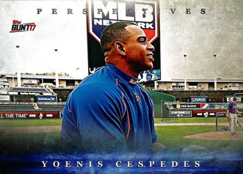 2017 Topps Bunt - Perspectives #P-YC Yoenis Cespedes Front