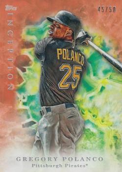 2017 Topps Inception - Orange #43 Gregory Polanco Front