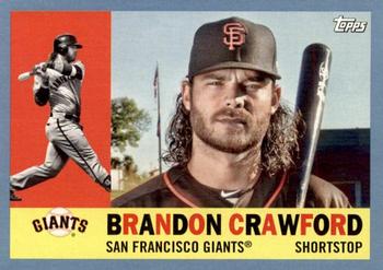 2017 Topps Archives - Blue #79 Brandon Crawford Front