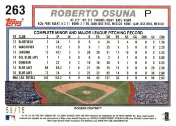 2017 Topps Archives - Blue #263 Roberto Osuna Back