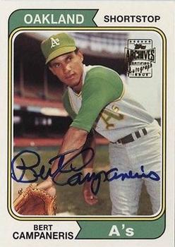 2003 Topps All-Time Fan Favorites - Archives Autographs #FFA-BC Bert Campaneris Front