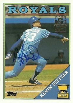 2003 Topps All-Time Fan Favorites - Archives Autographs #FFA-KS Kevin Seitzer Front