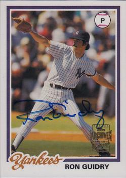 2003 Topps All-Time Fan Favorites - Archives Autographs #FFA-RGU Ron Guidry Front