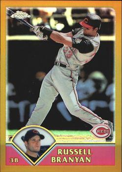2003 Topps Chrome - Gold Refractors #408 Russell Branyan Front