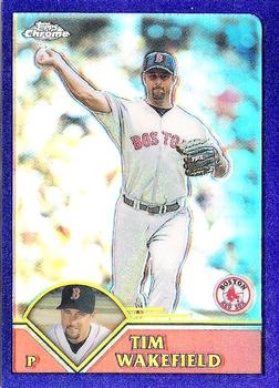 2003 Topps Chrome - Refractors #165 Tim Wakefield Front