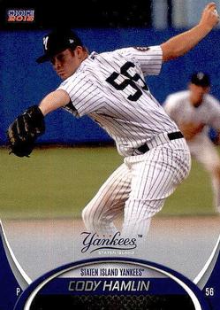 2015 Choice Staten Island Yankees #31 Cody Hamlin Front