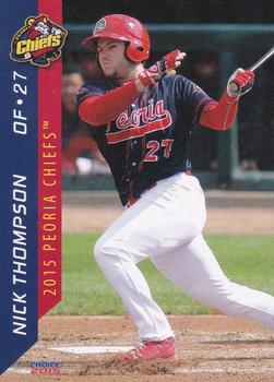 2015 Choice Peoria Chiefs #27 Nick Thompson Front