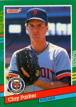 1991 Donruss #605 Clay Parker Front