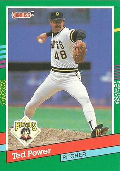 1991 Donruss #608 Ted Power Front