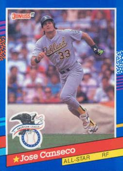 1991 Donruss #50 Jose Canseco Front