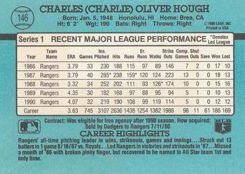 1991 Donruss #146 Charlie Hough Back