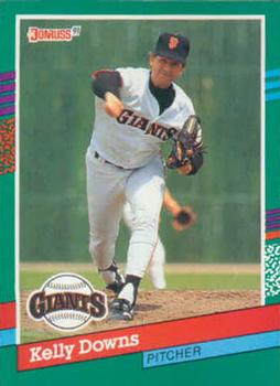 1991 Donruss #738 Kelly Downs Front