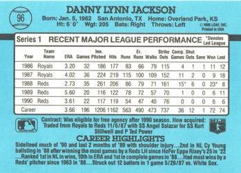 1991 Donruss #96 Danny Jackson Back