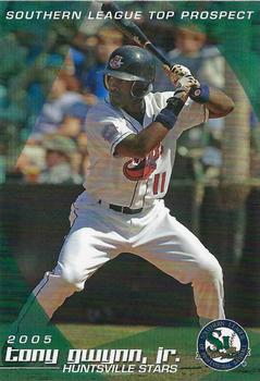 2005 Grandstand Southern League Top Prospects #NNO Tony Gwynn Jr. Front