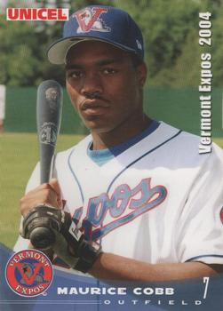 2004 Grandstand Vermont Expos #NNO Maurice Cobb Front