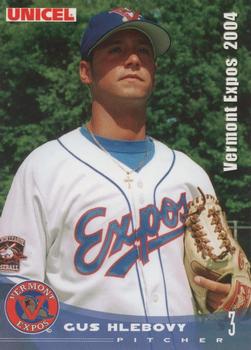 2004 Grandstand Vermont Expos #NNO Gus Hlebovy Front