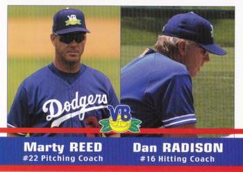 2005 Grandstand Vero Beach Dodgers #NNO Marty Reed / Dan Radison Front