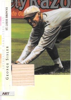 2003 Topps Gallery Hall of Fame - Artifact Relics Artist's Proofs #GS George Sisler Front