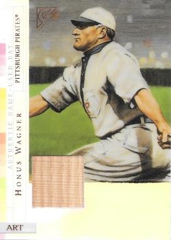 2003 Topps Gallery Hall of Fame - Artifact Relics Artist's Proofs #HW Honus Wagner Front