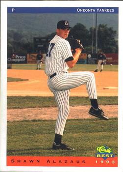1993 Classic Best Oneonta Yankees #2 Shawn Alazaus Front