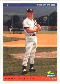 1993 Classic Best Oneonta Yankees #4 Kurt Bierek Front